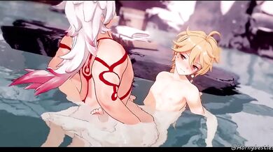 Astral Sexual Encounter Between the Gods Artemis and Apollo