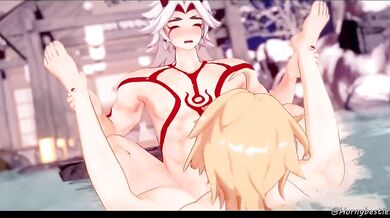 Astral Sexual Encounter Between the Gods Artemis and Apollo