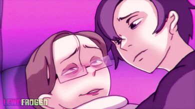 Mona and Travis's 60fps AI Encounter