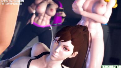 Big Boobed Brawler Busts Out Boner-Inducing Booty Bouncing in Battle!