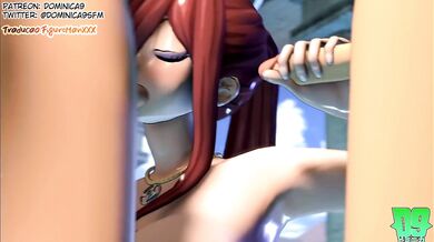 Aprendendo com Erza Scarlet: Duas recrutas são ensinadas pelo sexo