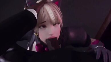 D.Va's Private Fuck Session with Her Sponsor's CEO