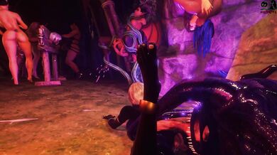 Sexy aliens with tentacles have crashed a wild party and are taking over!