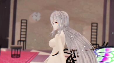 Skadi's Ark Knights: A Hentai Insectoid Orgy of Nude Dancing with Purple Wings