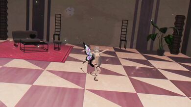 Skadi's Ark Knights: A Hentai Insectoid Orgy of Nude Dancing with Purple Wings