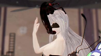 Skadi's Ark Knights: A Hentai Insectoid Orgy of Nude Dancing with Purple Wings