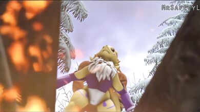 Leomon and Renamon [Ultra HD]