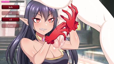 Massive Dildo Adventure: Rhiannon Handjob Palace Scene