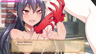 Massive Dildo Adventure: Rhiannon Handjob Palace Scene