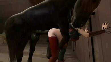 Shemale Harley Gets Bred by Horse in 'Horse Video 94'