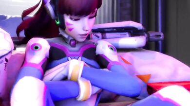 Fap to Mercy's Anal Creampie on Game Night with D.Va - BlackjrXIII's Hentai Porn