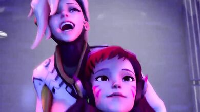 Fap to Mercy's Anal Creampie on Game Night with D.Va - BlackjrXIII's Hentai Porn