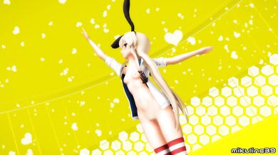 Deep Throat DP Gangbang on a Boat: The Shimakaze R18 MMD Parody by Mikuline39