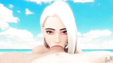 Rebellious Teenage Princess Ashe Gives a Blowjob to her Royal Consort