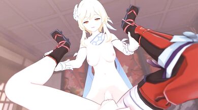 Candy and Ice Cream Lumine & Yoimiya - Dessert time [SirWobbleOblige]