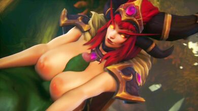 Orctastic Oral Adventure with Alexstrasza's Giant Cock