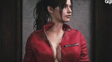 Claire Redfield's Rough and Tumble with the Regenerating Man