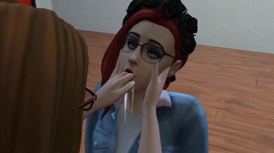Lesbian Futanari Love in The Sims: Girl on Girl Action