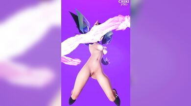 Big-boobed K/DA siren seduces with her sensual dance moves!