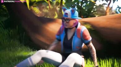 Fortnite's Hottest Runners Pounding It Out in 'Born to Run' Hentai Video!