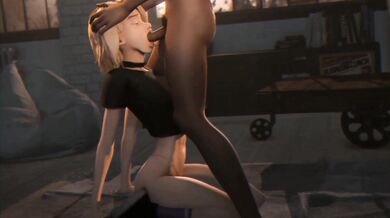 Gwen's Slutty Adventure with Froggy: Deep-Throating for Pleasure [FroggySfm]