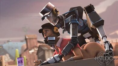 Busty Cyborg Seduction Gone Wrong (@HStudios)