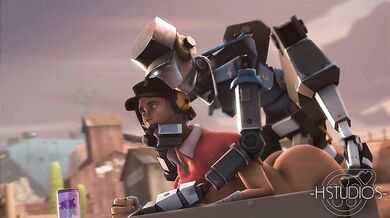 Busty Cyborg Seduction Gone Wrong (@HStudios)