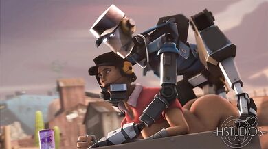 Busty Cyborg Seduction Gone Wrong (@HStudios)