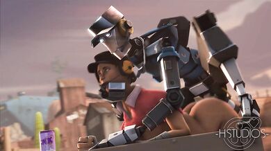 Busty Cyborg Seduction Gone Wrong (@HStudios)