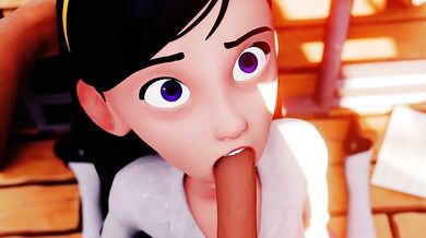 Jizz on My Tits: The Violet Edition [XzCrystal3D]