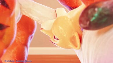 Fur-ious Tiger and Lion Rough Play - Rubber Animated Action!