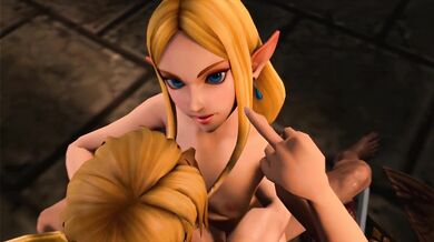 The Legend of Zelda: Hentai Milking Vacation - Breaking In the Rented Sluts