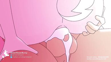 Busty Beauty Gets Stuffed with Cream by Horny Dreamflower Bunny