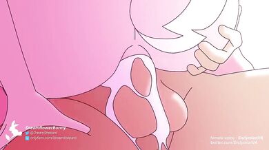 Busty Beauty Gets Stuffed with Cream by Horny Dreamflower Bunny