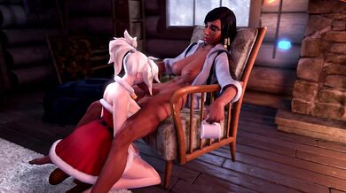 Mercy's Futanari Love Affair with Pharah