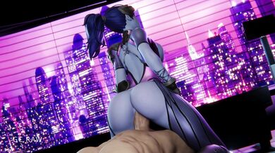 Widowmaker's Futuristic Fuckfest: A Cybernetic Adventure