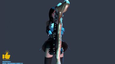 Tifa's Horsecock Jerk-Off Session (Boldfinger42)