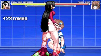 Pixilated Futa Boa Hancock's Lustful Encounter with Inma