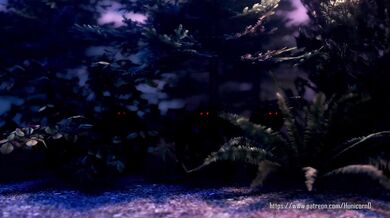 Watch as two beautiful forest spirits, Anna and Henrietta, seduce a young man deep in the woods