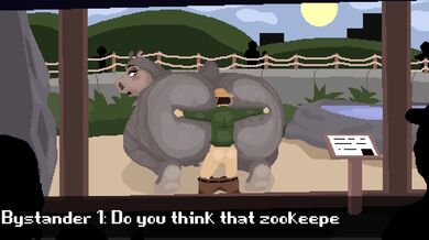 Sneaking around the zoo, Gloria discovers her inner animal