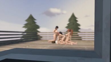 Momiji's Ripe Futa Pounded by a Gang of Hungry Men in 'DOA: Hot Futa Gangbang Pleasure'