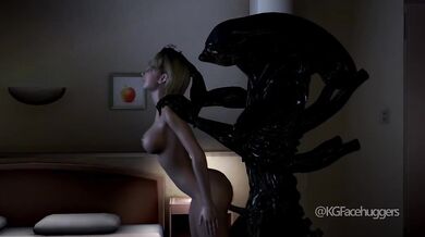 Alien Gangbang with Ashley and Sheva