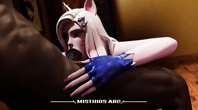 Hardcore Lesbian Group Sex with K/DA Girls in Backstage Rough Action(blacked) by MisthiosArc