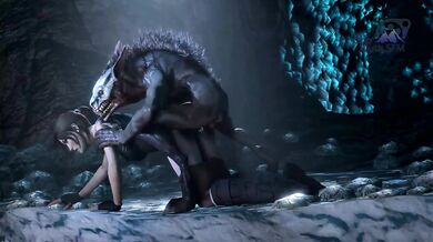Lara Croft's Tight Pussy vs. The Cave Monster: A Gob Bluth Experience