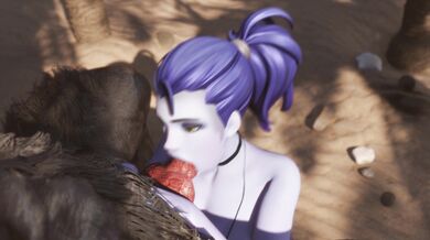 Widowmaker Sucks Dick [Rekin3D].