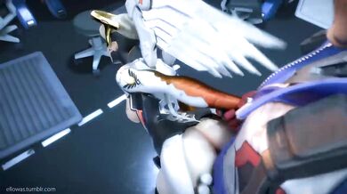 Ellowas Gets Banged by Soldier 76 and Mercy's Threesome