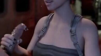 Jill's Creamy Cum Shower