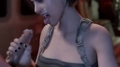 Jill's Creamy Cum Shower