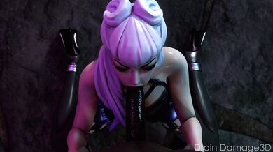 Evelynn's Screaming Lessons with a Black Man (Erotic Animation)