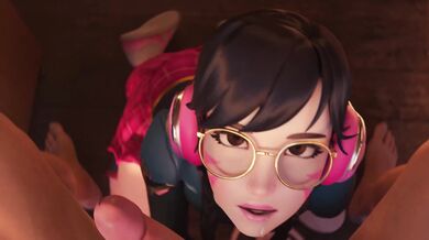 Nutjob Yuri Sucks Off D.Va in 4K Resolution with a Joyful Finish